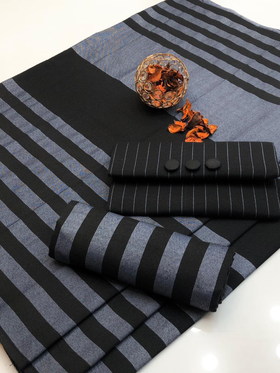 3pc khaddi silk