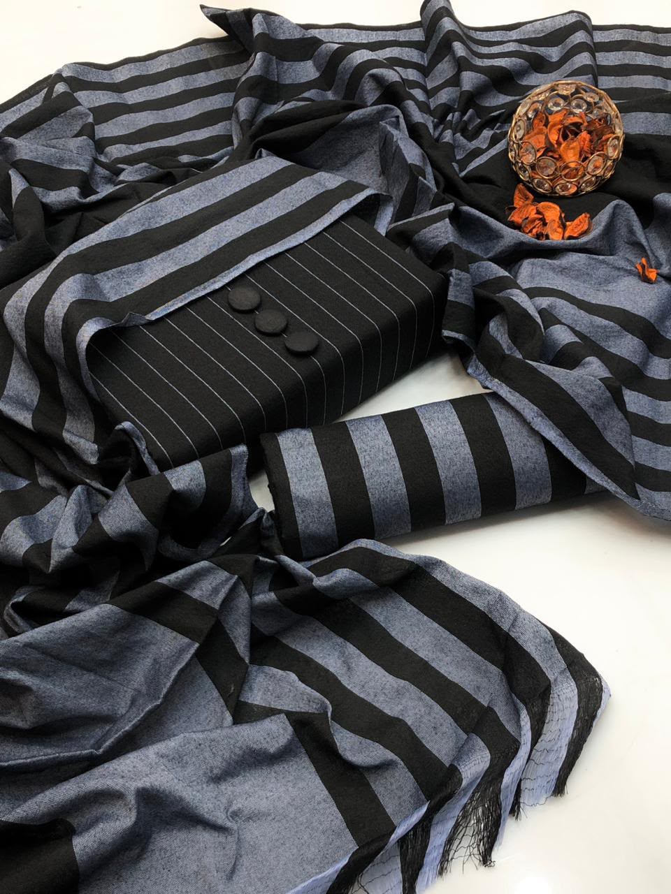 3pc khaddi silk